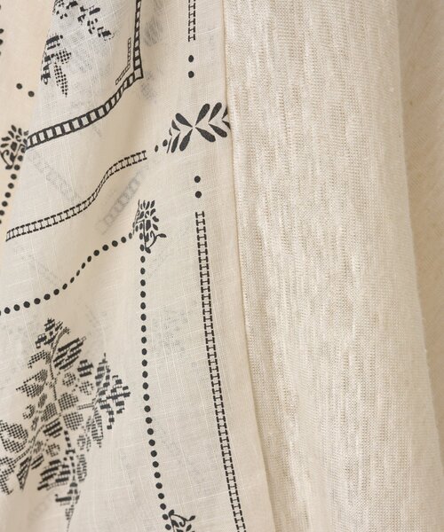 BEARDSLEY（ビアズリー）の「刺繍風プリントプルオーバー（Tシャツ/カットソー・レディース・ブルー/ブラック・FREE）」の16枚目の写真