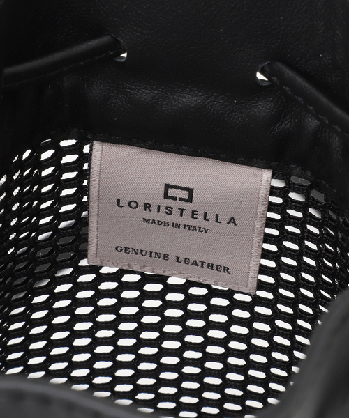 La TOTALITE（ラトータリテ）の「LORISTELLA / ロリステッラ メッシュ×レザーコンビショルダーバッグ（ショルダーバッグ・レディース・ベージュ/ブラック・FREE）」の15枚目の写真