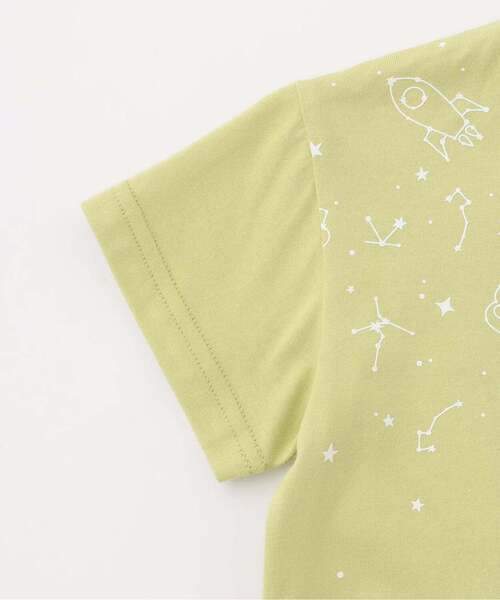 kladskap（クレードスコープ）の「【人気商品再入荷】【直営店で取り扱い無し】恐竜×星座半袖Tシャツ（Tシャツ/カットソー・キッズ・黄緑系/ライトオレンジ系/サックスブルー・90cm/100cm/110cm/120cm/130cm）」の7枚目の写真