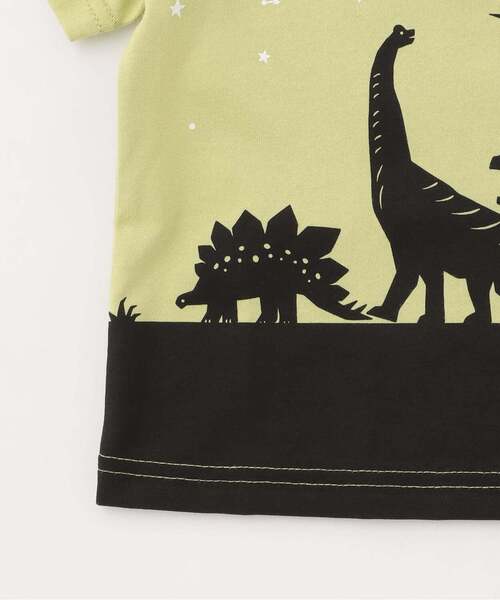 kladskap（クレードスコープ）の「【人気商品再入荷】【直営店で取り扱い無し】恐竜×星座半袖Tシャツ（Tシャツ/カットソー・キッズ・黄緑系/ライトオレンジ系/サックスブルー・90cm/100cm/110cm/120cm/130cm）」の8枚目の写真