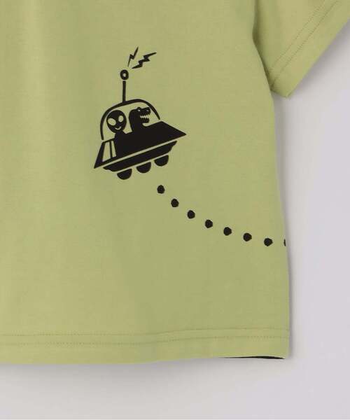 kladskap（クレードスコープ）の「【人気商品再入荷】【直営店で取り扱い無し】恐竜×星座半袖Tシャツ（Tシャツ/カットソー・キッズ・黄緑系/ライトオレンジ系/サックスブルー・90cm/100cm/110cm/120cm/130cm）」の9枚目の写真