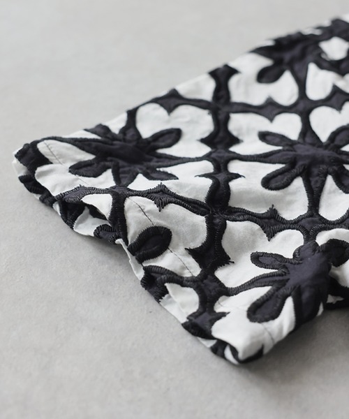 antiqua(アンティカ)の「オープンカラー 綿 刺繍 シャツ(シャツ/ブラウス・レディース・その他1/その他・ONESIZE)」の18枚目の写真