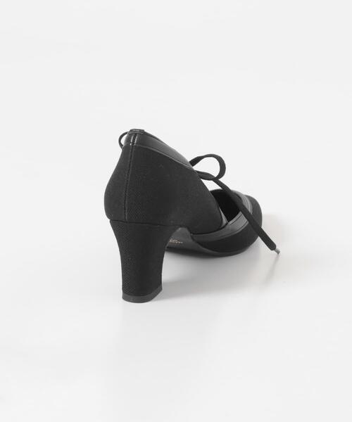 RODE SKO(ロデスコ)の「『別注』AJUGA.×RODE SKO 『MADE IN JAPAN』チャンキーヒールリボンパンプス(パンプス・レディース・オフホワイト/ブラック・39/36/38/37)」の12枚目の写真