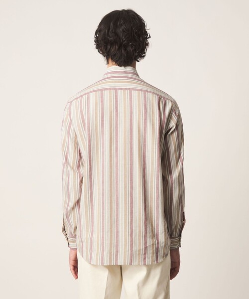 ユナイテッドアローズ　Striped ブラウス UNITED ARROWS（ユナイテッドアローズ）の「ストライプ タック