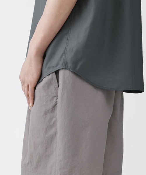 MUJI Labo(ムジラボ)の「〔MUJI Labo〕紳士 和紙混ドビー織り 半袖シャツ(シャツ/ブラウス・メンズ・ダークネイビー/ブラック/チャコールグレー・S/M/L/XL)」の11枚目の写真
