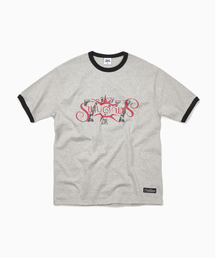 FREEMARIO（フリーマリオ）の「ジャックポットリンガーTシャツ[グレー]（Tシャツ/カットソー）」