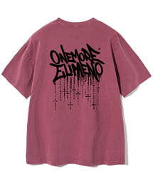 EL クロスチェーンピグメント半袖Tシャツ 4カラー