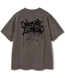EL クロスチェーンピグメント半袖Tシャツ 4カラー