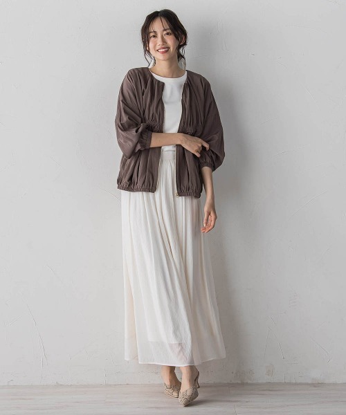 Droite lautreamont（ドロワットロートレアモン）の「サイロプレミアムフライスカットソー（Tシャツ/カットソー・レディース・オフホワイト/ブラック・M）」の12枚目の写真