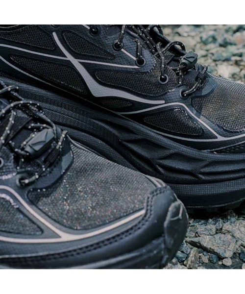 HOKA（ホカ）の「HOKA STINSON ONE7（ホカ スティンソン One7）（スニーカー・メンズ・ブラック系/ブラウン系・25.5cm/24.5cm/23.5cm/26.5cm/23cm/26cm/27cm）」の9枚目の写真
