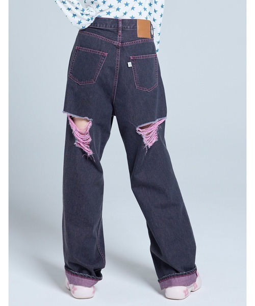 NO WAY(ノーウェイ)の「/Little sunny bite/denim pants(デニムパンツ・レディース・インディゴブルー・MEDIUM)」の10枚目の写真
