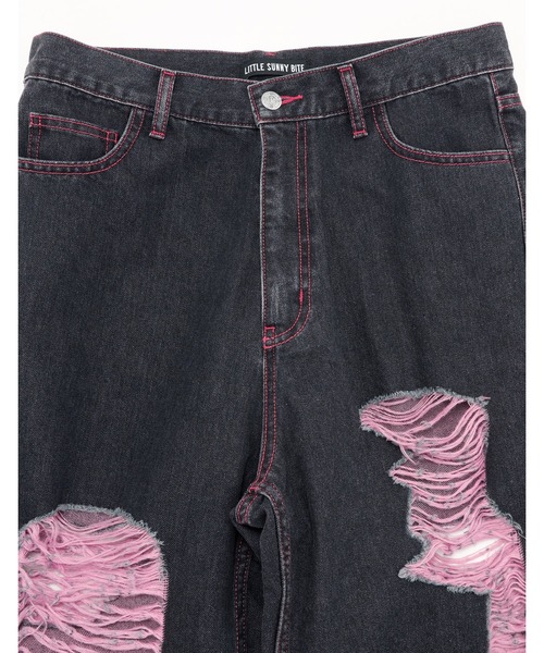 NO WAY(ノーウェイ)の「/Little sunny bite/denim pants(デニムパンツ・レディース・インディゴブルー・MEDIUM)」の9枚目の写真