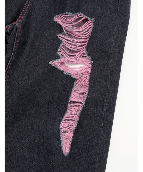 NO WAY(ノーウェイ)の「/Little sunny bite/denim pants(デニムパンツ・レディース・インディゴブルー・MEDIUM)」の6枚目の写真