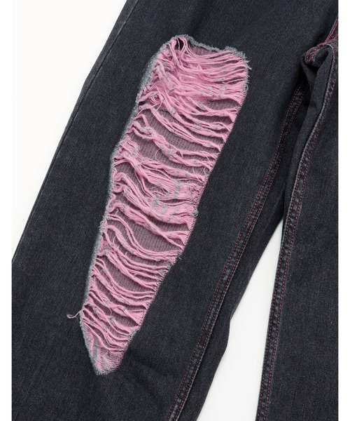 NO WAY(ノーウェイ)の「/Little sunny bite/denim pants(デニムパンツ・レディース・インディゴブルー・MEDIUM)」の5枚目の写真