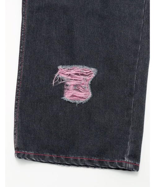 NO WAY(ノーウェイ)の「/Little sunny bite/denim pants(デニムパンツ・レディース・インディゴブルー・MEDIUM)」の4枚目の写真