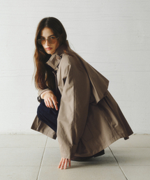 LENINA（レニーナ）の「BAYLIN cape trench coat_KHAKI GRAY（トレンチコート）」