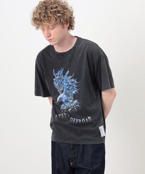 SATISFY(サティスファイ)の「SATISFY MothTech T-Shirt プリントTシャツ(Tシャツ/カットソー・メンズ・ブラック・M/L/XL)」の2枚目の写真