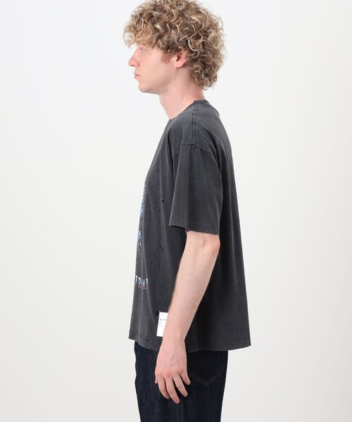 SATISFY(サティスファイ)の「SATISFY MothTech T-Shirt プリントTシャツ(Tシャツ/カットソー・メンズ・ブラック・M/L/XL)」の4枚目の写真
