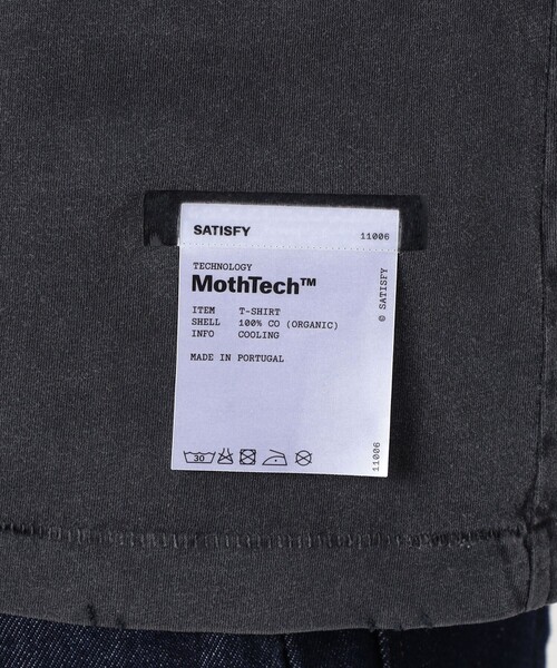 SATISFY(サティスファイ)の「SATISFY MothTech T-Shirt プリントTシャツ(Tシャツ/カットソー・メンズ・ブラック・M/L/XL)」の11枚目の写真