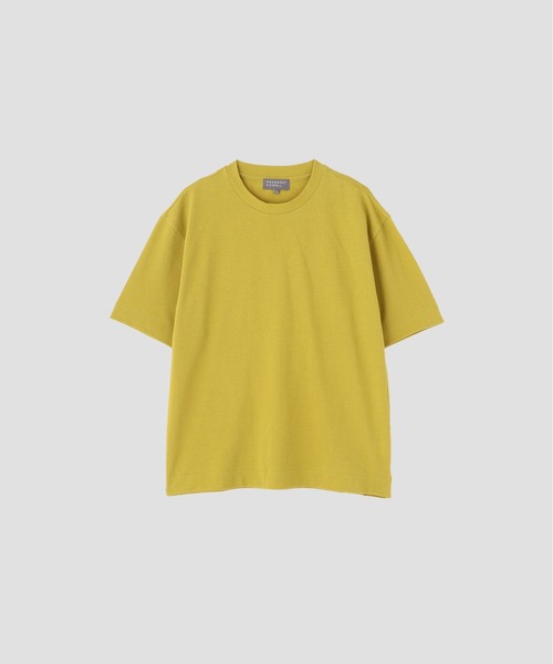 MARGARET HOWELL(マーガレットハウエル)の「COTTON LINEN PIQUE(Tシャツ/カットソー・メンズ・グリーン/マスタード/ネイビー・MEDIUM/LARGE)」の14枚目の写真