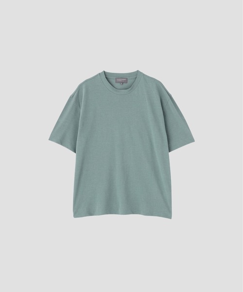 MARGARET HOWELL(マーガレットハウエル)の「COTTON LINEN PIQUE(Tシャツ/カットソー・メンズ・グリーン/マスタード/ネイビー・MEDIUM/LARGE)」の6枚目の写真