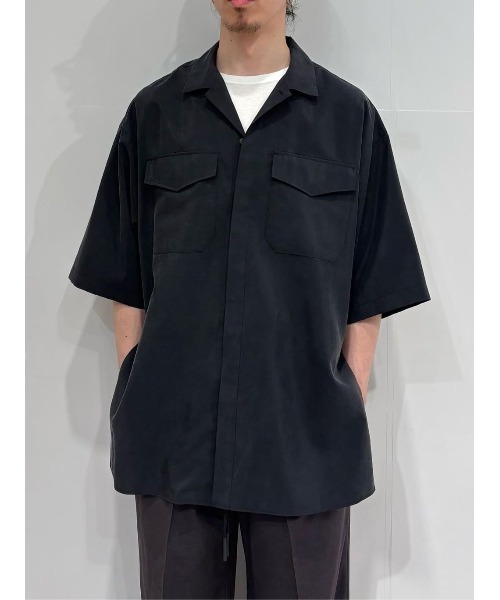 onegravity(ワングラビティ)の「onegravity / シルクナイロン ショートスリーブシャツ(シャツ/ブラウス・メンズ・ブラック/グレー・MEDIUM/LARGE)」の10枚目の写真