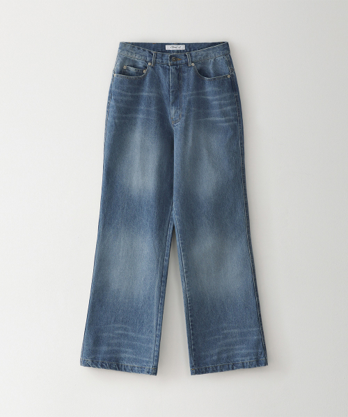 BLUESUNFLOWER(ブルーサンフラワー)の「セミフレアホットフィックスジーンズ(デニムパンツ・レディース・その他・SMALL/MEDIUM)」の2枚目の写真