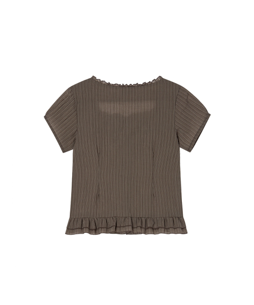 NYXX（エヌワイエックスエックス）の「SQUARE BLOUSE BROWN（シャツ/ブラウス・レディース・その他・FREE）」の3枚目の写真