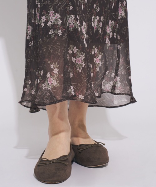 ME COUTURE(ミークチュール)の「Violetteラメシフォンドレス(ワンピース・レディース・アイボリー/ベビーピンク・00/FREE)」の21枚目の写真