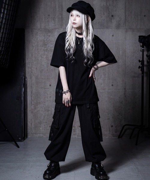 SCHWA(シュワ)の「【SCHWA/シュワ】バックロゴプリント ネックレス付き 半袖Tシャツ(Tシャツ/カットソー・メンズ・ホワイト系1/ホワイト系2/ブラック系1/ブラック系2・M/L)」の13枚目の写真