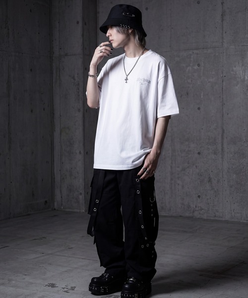 SCHWA(シュワ)の「【SCHWA/シュワ】バックロゴプリント ネックレス付き 半袖Tシャツ(Tシャツ/カットソー・メンズ・ホワイト系1/ホワイト系2/ブラック系1/ブラック系2・M/L)」の16枚目の写真