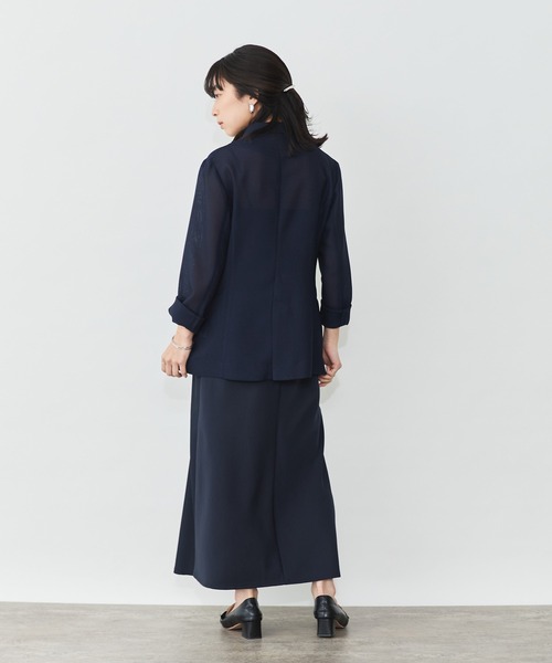 Sirin(シリン)の「サテンナロースカート【2サイズ展開】(スカート・レディース・グレイッシュベージュ/ネイビー・S/XS)」の13枚目の写真