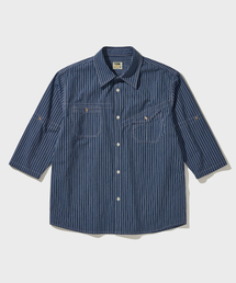 VDR（ブイディアール）の「OLD SHUTTLE WORK SHIRT [Indigo]（シャツ/ブラウス）」