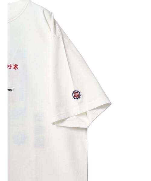 Import & Select(インポートアンドセレクト)の「【YOIDORE】 酒愛好家 刺しゅうTEE(Tシャツ/カットソー・メンズ・ブラック/ホワイト・3/2)」の3枚目の写真