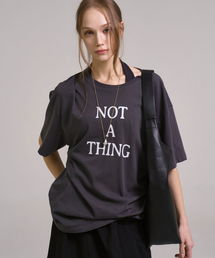 ナッシングピンチドTシャツチャコール