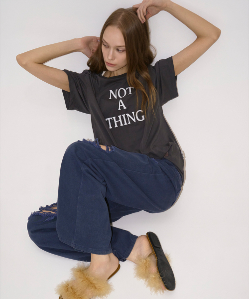 SSIN AND LEE(シンアンドリー)の「ナッシングピンチドTシャツチャコール(Tシャツ/カットソー・レディース・その他・FREE)」の10枚目の写真