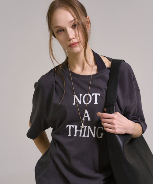 SSIN AND LEE(シンアンドリー)の「ナッシングピンチドTシャツチャコール(Tシャツ/カットソー・レディース・その他・FREE)」の13枚目の写真