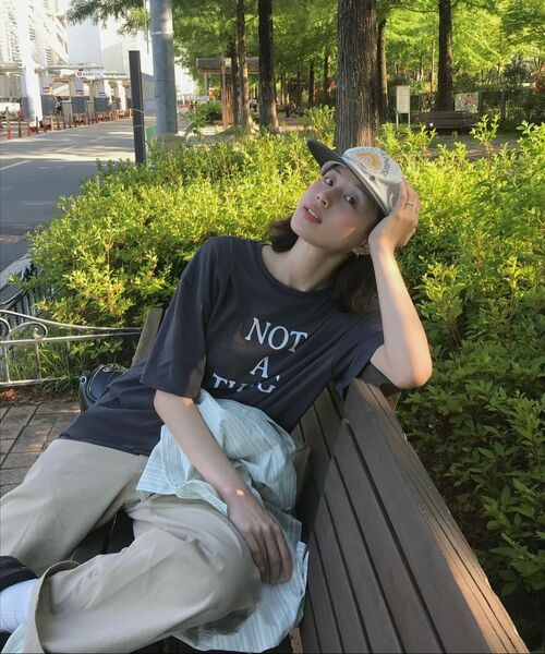 SSIN AND LEE(シンアンドリー)の「ナッシングピンチドTシャツチャコール(Tシャツ/カットソー・レディース・その他・FREE)」の15枚目の写真