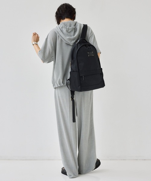 BARNYARDSTORM(バンヤードストーム)の「BARNYARDSTORM / ウエストイージーセンタープレスパンツ【JAPAN FABRIC/WEB限定サイズL】<セットアップ対応>(その他パンツ・レディース・ベージュ/グレー・S/M/L)」の4枚目の写真