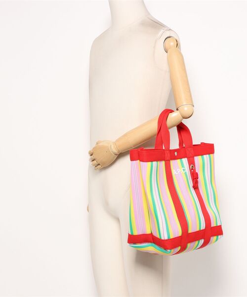 A.P.C.（アーペーセー）の「CABAS MYRTILLE（トートバッグ・レディース・ピンク系その他・ONESIZE）」の2枚目の写真
