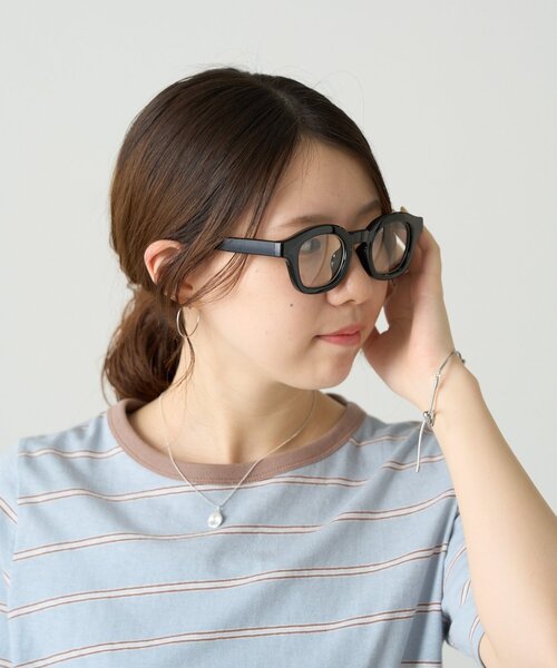 FRIPIER(フリピエ)の「ラージフレームアイウェア《FRIPIER》(サングラス・レディース・ブラウン/ブラウン系その他/ブラック・FREE)」の7枚目の写真