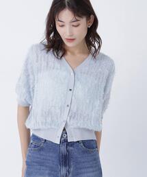 NATURAL BEAUTY BASIC | チュール刺繍シアーカーディガン(カーディガン/ボレロ)