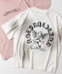 【31】エンジェルデザイン ピグメント/スプレー加工 Tシャツ