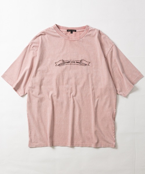 JOHN'S CLOSET(ジョンズクローゼット)の「【31】エンジェルデザイン ピグメント/スプレー加工 Tシャツ(Tシャツ/カットソー・メンズ・ピンク/ホワイト/チャコールグレー・MEDIUM/LARGE)」の13枚目の写真