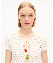 'KENZO Apple Pop' クロシェ トップス