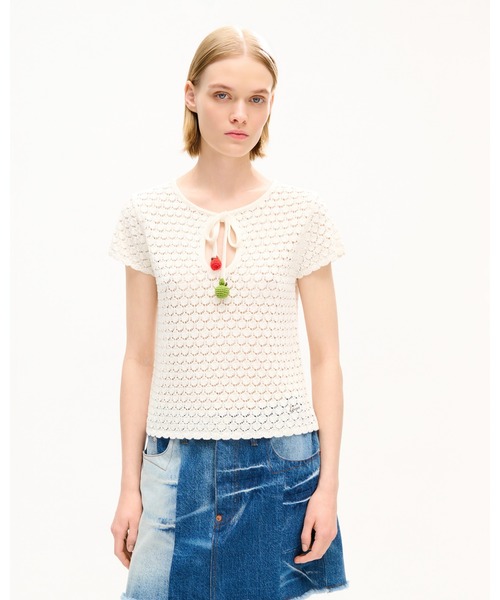 KENZO（ケンゾー）の「'KENZO Apple Pop' クロシェ トップス（その他トップス・レディース・ホワイト系その他・MEDIUM/SMALL/X-SMALL）」の2枚目の写真