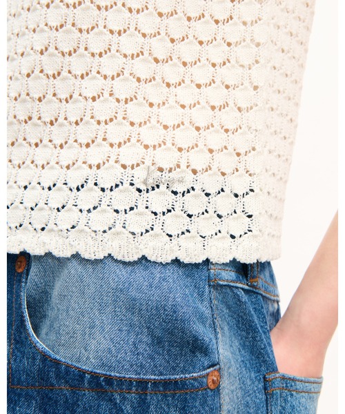 KENZO（ケンゾー）の「'KENZO Apple Pop' クロシェ トップス（その他トップス・レディース・ホワイト系その他・MEDIUM/SMALL/X-SMALL）」の4枚目の写真