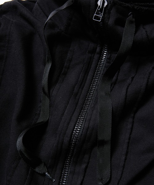 VIRGOwearworks（ヴァルゴウェアワークス）の「FRAGFORM ZIP HOODIE（パーカー・メンズ・ブラック/チャコールグレー/オリーブドラブ・2/3/4）」の9枚目の写真
