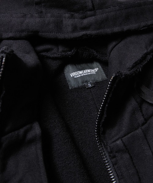 VIRGOwearworks（ヴァルゴウェアワークス）の「FRAGFORM ZIP HOODIE（パーカー・メンズ・ブラック/チャコールグレー/オリーブドラブ・2/3/4）」の11枚目の写真