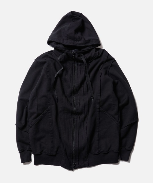 VIRGOwearworks（ヴァルゴウェアワークス）の「FRAGFORM ZIP HOODIE（パーカー・メンズ・ブラック/チャコールグレー/オリーブドラブ・2/3/4）」の4枚目の写真